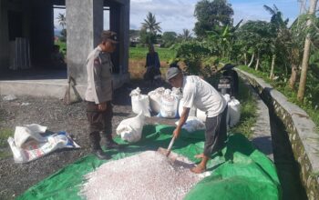 Bhabinkamtibmas Montong Are Dorong Swasembada Pangan