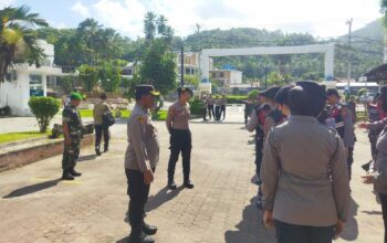 Ibu Wapres Kunjungi Lombok Barat, Polres Gelar Apel Keamanan Ketat