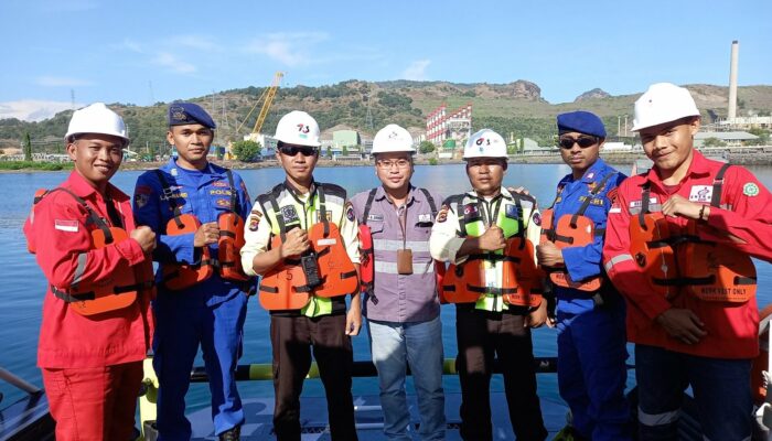 Perketat Pengawasan, Ditpolairud Polda NTB Intensifkan Patroli Laut di Sekitar Pelabuhan PT. AMNT