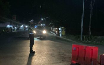 Satlantas Polres Bima Hadir di Malam Laksanakan Patroli dan pengaturan Arus Lalulintas