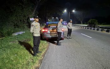 Patroli Blue Light Polsek Kediri Jaga Keamanan Jalan Umum BIL, Cegah Kriminalitas dan Balap Liar