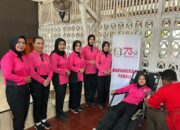 Polresta Manokwari Gelar Bakti Kesehatan Donor Darah Sambut HUT Bhayangkara ke -79