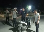 Menekan Potensi Guankamtibmas Polsek Bolo Optimalisasi Patroli dan Razia di Malam Hari