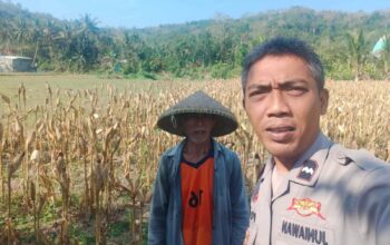 Bhabinkamtibmas Eyat Mayang Bangun Kedekatan dengan Petani untuk Wujudkan Swasembada Pangan