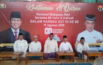 Wujud Syukur 80 Tahun Kemerdekaan RI, Divisi Humas Polri Bersama 80 Hafiz Menggelar Khataman Quran