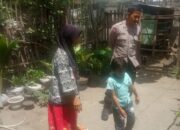 Kunjungan Humanis Bhabinkamtibmas, Ajak Warga Manfaatkan Lahan Pekarangan untuk Ketahanan Pangan
