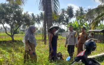 Bhabinkamtibmas, PPL, Desa Gelogor, Kediri Lombok Barat, ketahanan pangan