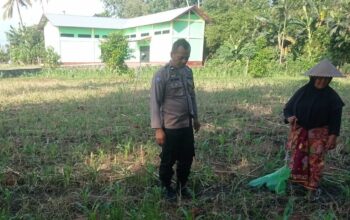 Kunjungan Humanis Bhabinkamtibmas di Kuranji, Pekarangan Jadi Sumber Pangan