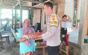 Tak Hanya Amankan Desa, Polisi Sekotong Juga Bantu Warga Lewat Nutrisi Mantap