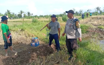 Sinergi Polri dan Petani Wujudkan Ketahanan Pangan di Karang Bongkot