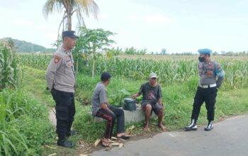 Polsek Lembar Gelar Patroli KRYD, Warga Dusun Broro Merasa Aman