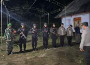 Jelang Perayaan Natal Personel Oprasi Lilin Rinjani Polres Bima Pertebal Pengamanan di Seputaran Gereja